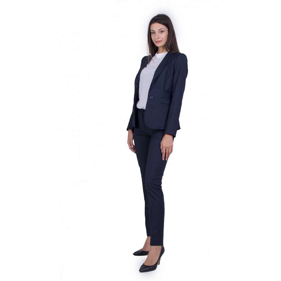 Dark blue suit women hotsell